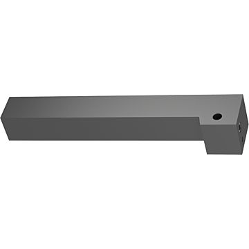 Square shank holder, 90° offset