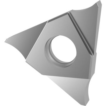 Indexable inserts for radial grooving