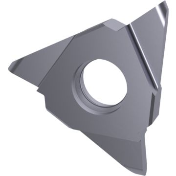 Indexable inserts for radial grooving and copying
