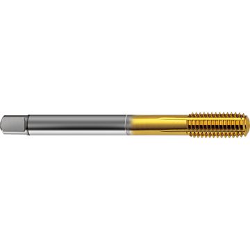 Fluteless machine taps for ISO metric threads