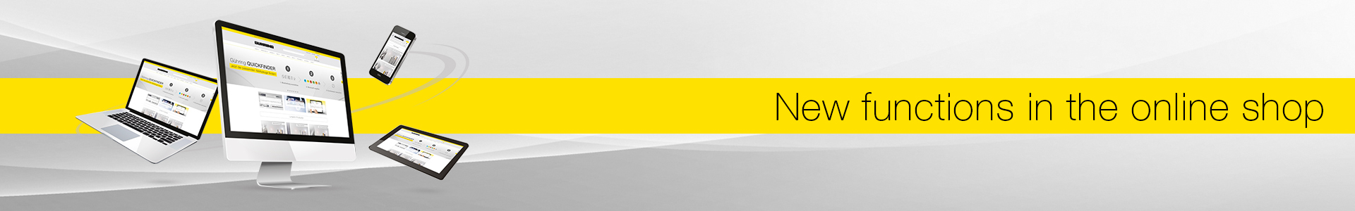 New functions in the online shop